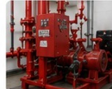 Red fire pump equipment